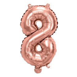 GLOBO FAST 16'' NUMERO CHAMPAGNE 8 (25X40)