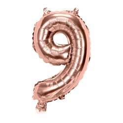GLOBO FAST 16'' NUMERO CHAMPAGNE 9 (25X40)
