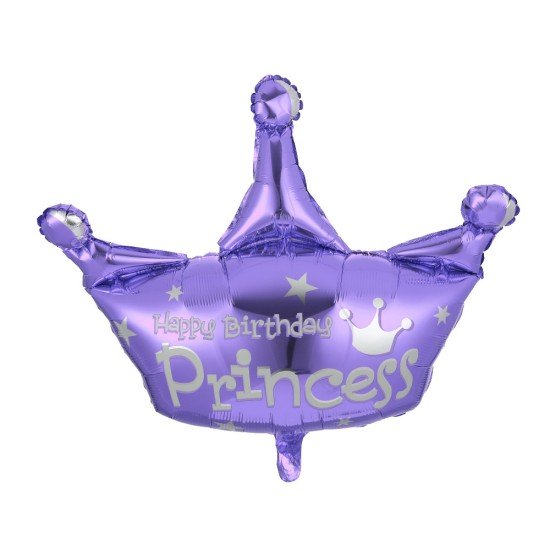 GLOBO FAST DECORATIVO CORONA MORADO (20X25)