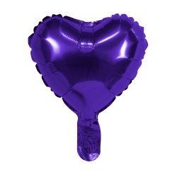 GLOBO FAST DECORATIVO CORAZON MORADO (20X50)