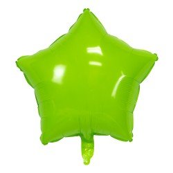 GLOBO FAST DECORATIVO 18" ESTRELLA VERDE (20X50)