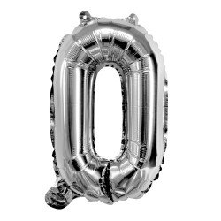 GLOBO FAST 32'' NUMERO PLATEADO 0 (25X40)
