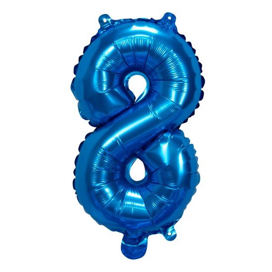 GLOBO FAST 32'' NUMERO AZUL 8 (25X40)