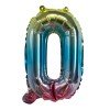 GLOBO FAST 32'' NUMERO ARCOIRIS 0 (25X40)