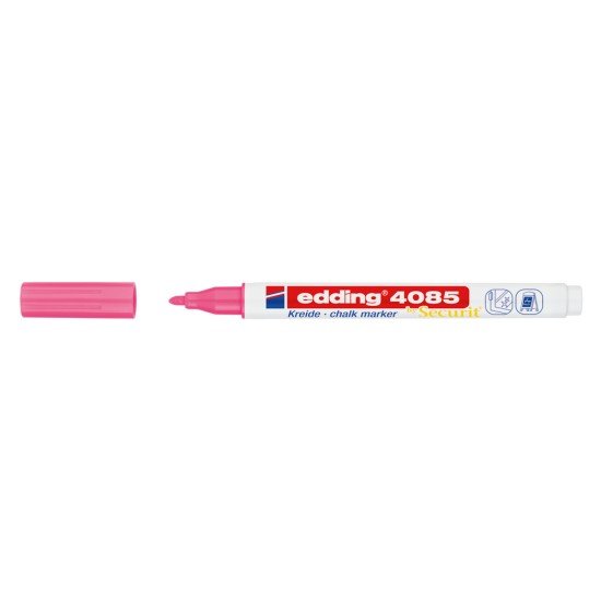 MARCADOR EDDING VIDRIO 4085 FINO FLUOR ROSADO (60X10)