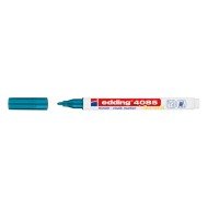 MARCADOR EDDING VIDRIO 4085 FINO METALICO AZUL (60X10)