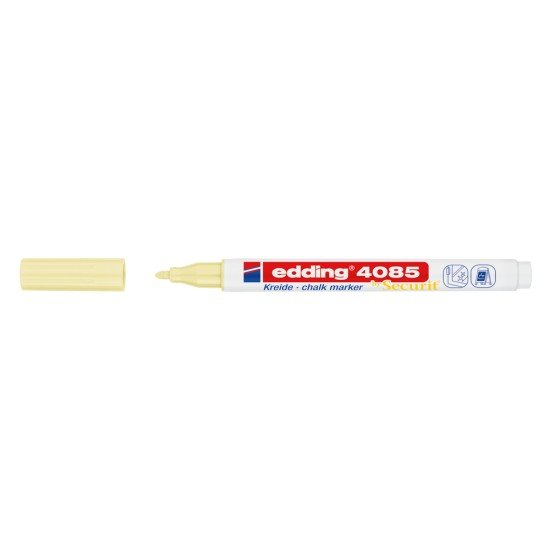 MARCADOR EDDING VIDRIO 4085 FINO PASTEL AMARILLO (60X10)