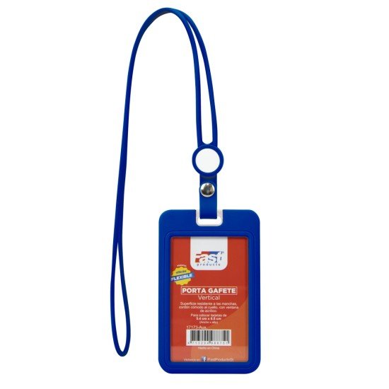 GAFETES FAST 627V PX5 SILICON CON PITA VERTICAL AZUL (60)