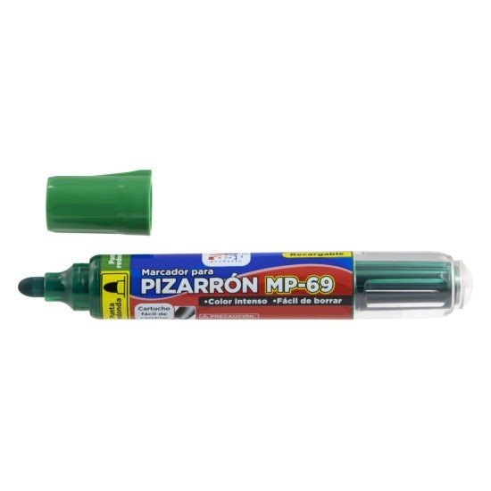 MARCADOR FAST DE PIZARRA MP69 RECARGABLE BX1 VERDE
