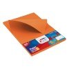 PAPEL BOND 75G FAST PX100 CARTA ROJO NARANJA (30)