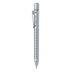 PORTAMINAS FABER CASTELL 0.7MM GRIP 2011 131211 PLATEADO