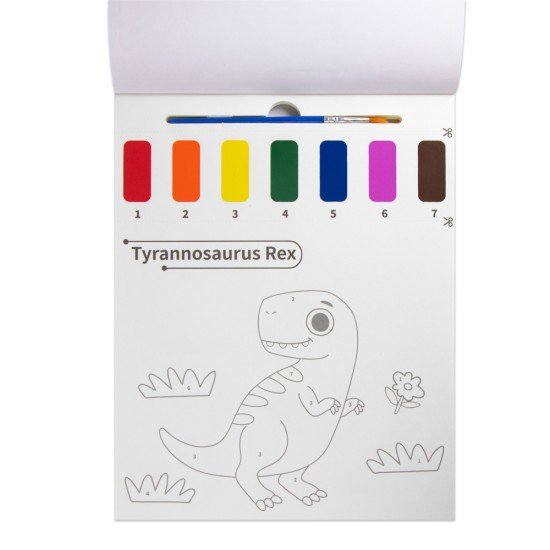 LIBRO ACUARELA Y-PLUS AQT223502 DINOSAUR WORLD (80)