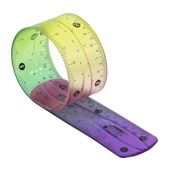REGLA FLEXIBLE FAST H30A 30CM ARCOIRIS 1 (10X50)