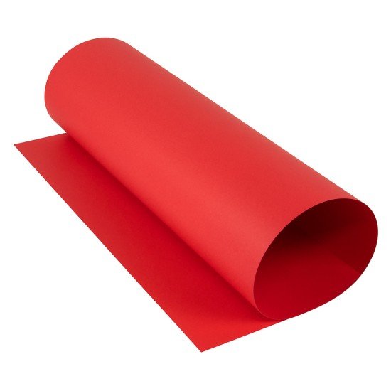 CARTULINA ARIEL COVER FABRIANO 185G 50X65CM ROJO (25)