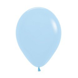 GLOBO SEMPERTEX R5 BX50 PASTEL MATE AZUL (100)