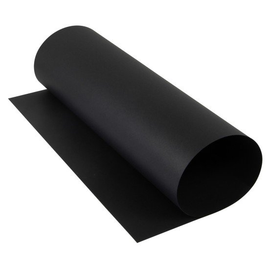 CARTULINA ARIEL COVER FABRIANO 185G 50X65CM NEGRO (25)