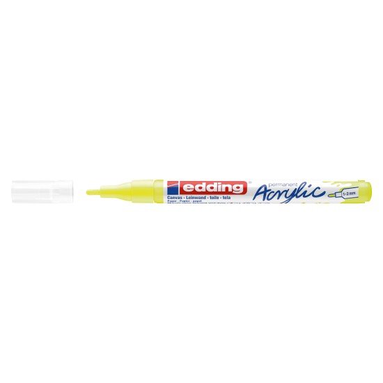 MARCADOR EDDING ACRILICO 5300 1 2MM 065 NEON YELLOW