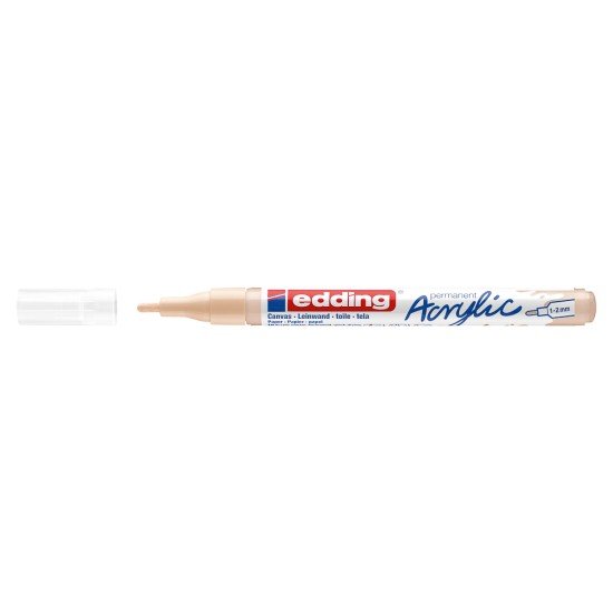 MARCADOR EDDING ACRILICO 5300 1 2MM 255 WARM BEIGE