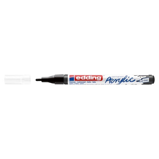 MARCADOR EDDING ACRILICO 5300 1 2MM 901 BLACK