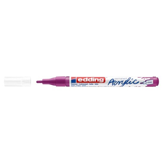 MARCADOR EDDING ACRILICO 5300 1 2MM 910 BERRY