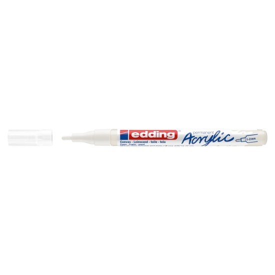 MARCADOR EDDING ACRILICO 5300 1 2MM 922 TRAFFIC WHITE