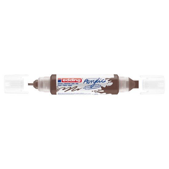MARCADOR EDDING ACRILICO 5400 2 3MM 5 10MM 907 CHOCO BROWN