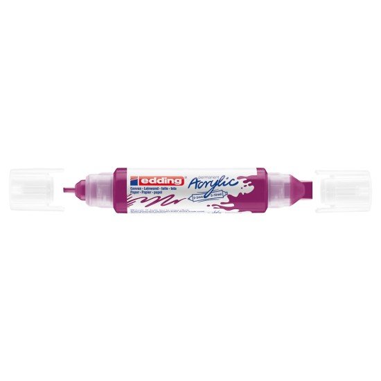 MARCADOR EDDING ACRILICO 5400 2 3MM 5 10MM 910 BERRY