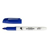 MARCADOR FAST PERMANENTE PUNTA FINA BX1 AZUL