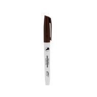 MARCADOR FAST PERMANENTE PUNTA FINA BX1 CAFE 