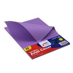 CARTULINA ARIEL COVER FAST 180G PX25 CARTA 58 LILA (80)
