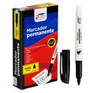 MARCADOR FAST PERMANENTE PUNTA FINA NEGRO (12X12X12)