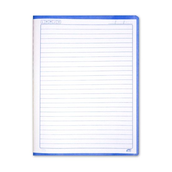 CUADERNO EMPASTADO FAST 100H GRANDE RAYADO (8X6)