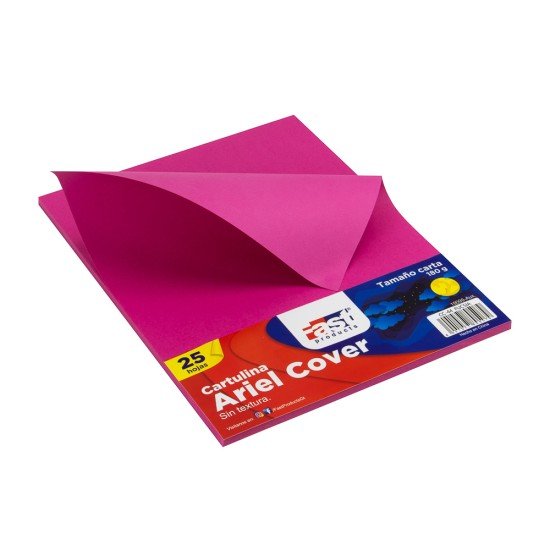 CARTULINA ARIEL COVER FAST 180G PX25 CARTA 44 FUCSIA (80)