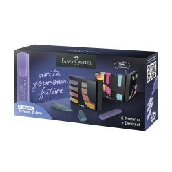 RESALTADOR FABER CASTELL 4603 16 COL NEON PASTEL BASICOS (20)