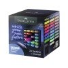 RESALTADOR FABER CASTELL 4602 24 COL NEON PASTEL MET (11)