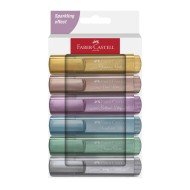 RESALTADOR FABER CASTELL 4676 6 COL METALICOS (5)