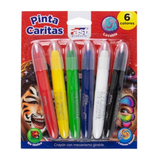 PINTA CARITAS FAST ESTUCHE 6 COLORES (96)