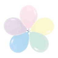GLOBO SEMPERTEX R12 BX50 PASTEL MATE COLORES SURTIDOS (40)