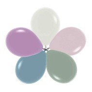 GLOBO SEMPERTEX R12 BX50 PASTEL DUSK COLORES SURTIDOS (40)