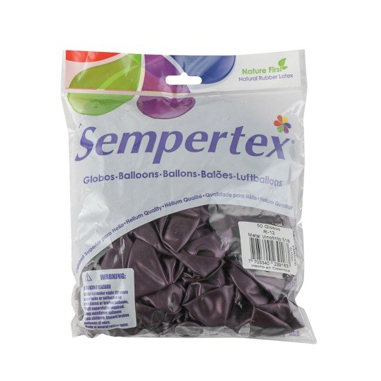 GLOBO SEMPERTEX R12 BX50 METAL VINOTINTO (30)