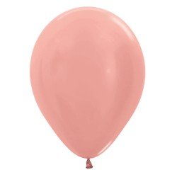 GLOBO SEMPERTEX R12 BX50 METAL DORADO ROSA (30)
