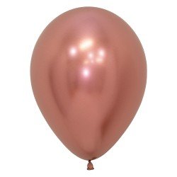GLOBO SEMPERTEX R12 BX50 REFLEX DORADO ROSA (30)