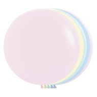 GLOBO SEMPERTEX R24 BX10 PASTEL MATE COLORES SURTIDOS (30)