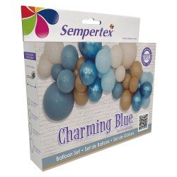 GLOBO SEMPERTEX KIT DIY SURTIDO AZUL ENCANTADOR (16)