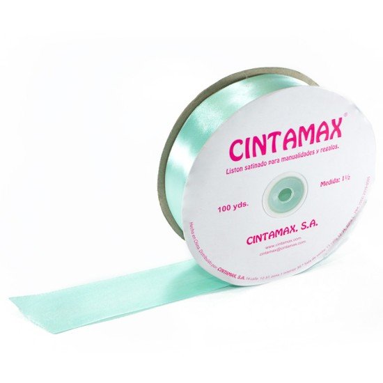 LISTON CARNAVAL SATINADO DE 1 1/2"X100 YDS 3720 AQUA FTE