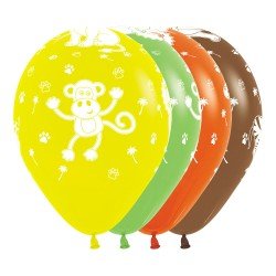 GLOBO SEMPERTEX R12 BX12 FASHION ANIMALES DE LA SELVA (120)