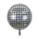 GLOBO FAST DECORATIVO 4D BOLA DE DISCO PLATEADO (300)