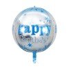 GLOBO FAST DECORATIVO 22" 4D HAPPY BIRTHDAY AZUL