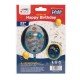 GLOBO FAST DECORATIVO 22" 4D HAPPY BIRTHDAY ESPACIAL