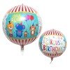 GLOBO FAST DECORATIVO 22" 4D HAPPY BIRTHDAY CIRCO